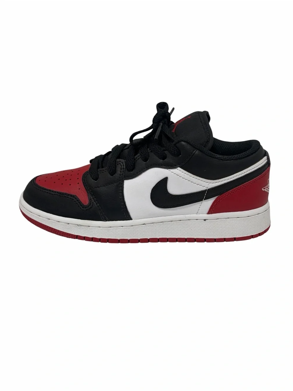 Nike Air Jordon Low 1 “Bred Toe 2.0” Boy’s Sneakers - Brand New - Size 4.5
